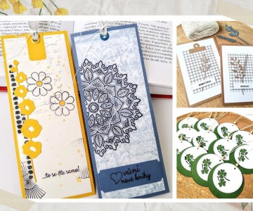 Scrapbooking: papírová přáníčka a záložky