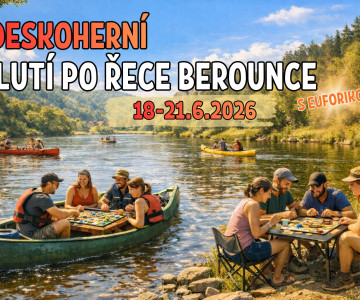 Deskoherní plutí po řece Berounce