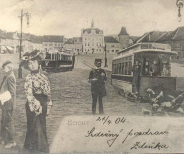 16. Čekání na tramvaj v Berouně 2026