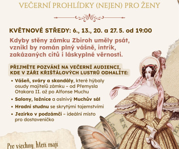 Staletí lásky: prohlídka (nejenom) pro ženy