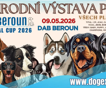 Národní výstava psů všech plemen - Beroun Royal Cup 2026