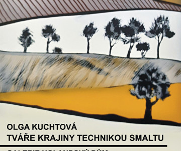 Olga Kuchtová: Tváře krajiny technikou smaltu
