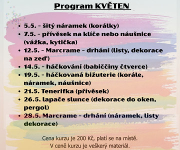 Tvořivý kurz: háčkování (babiččiny čtverce)