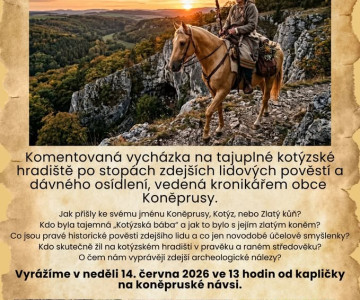 Koněpruské pověsti aneb mýty a mystéria Zlatého koně a Kotýzu