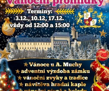 Vánoční prohlídky zámku Zbiroh
