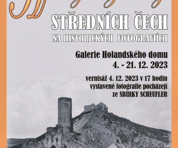 Hrady a zámky středních Čech na historických fotografiích