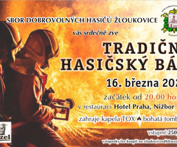 Tradiční hasičský bál SDH Žloukovice