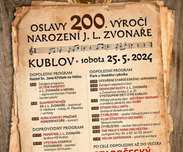 Oslavy 200. výročí narození J. L. Zvonaře