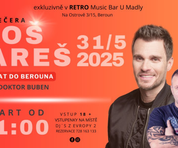 Host večera: Leoš Mareš & Dj Doktor Buben