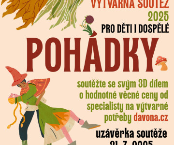 Výtvarná 3D soutěž 2025: Z pohádky do pohádky