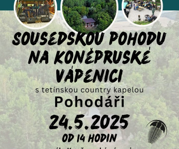 Sousedská pohoda na Koněpruské vápenici