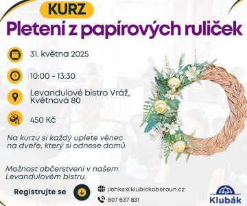Pletení z papírových ruliček